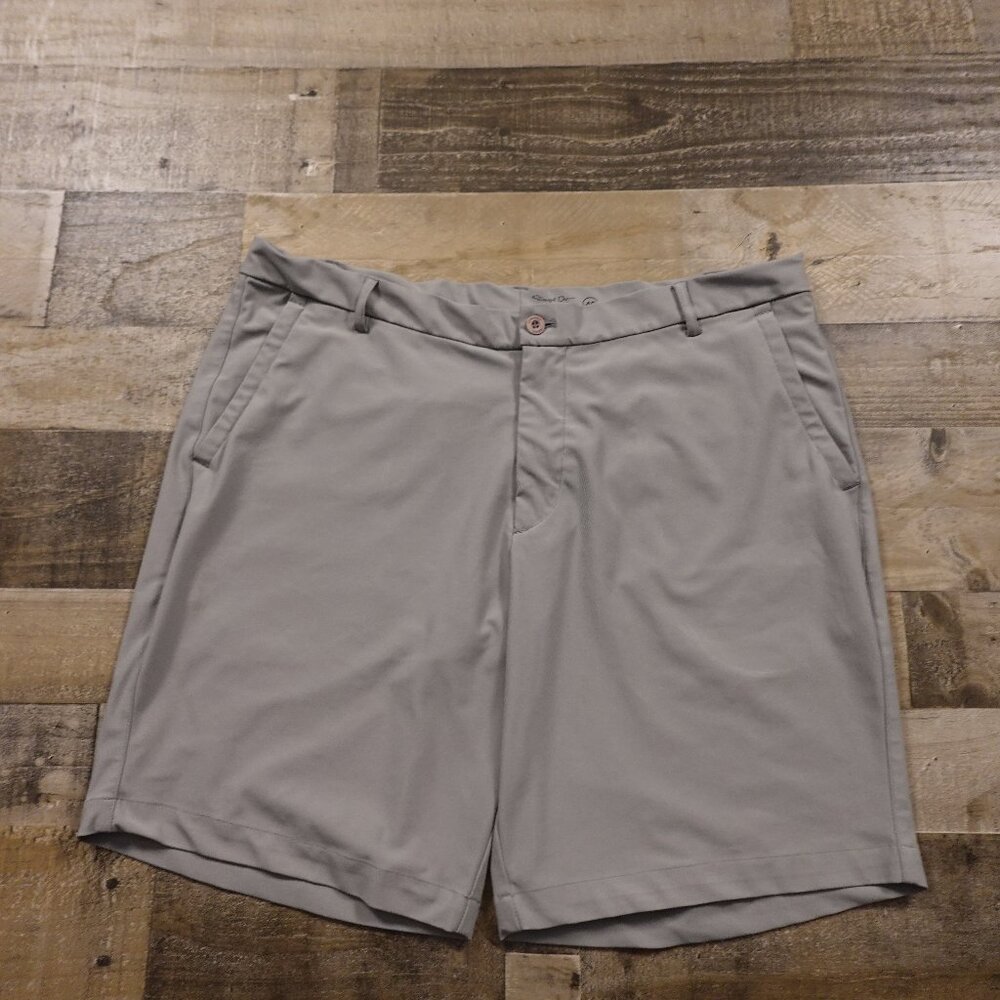 Straight Down golf shorts 9.5" men's 40 gray‎ lightweight